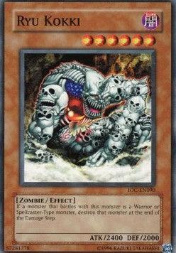Common, Dark, Effect Monster, Invasion of Chaos, Unlimited, Zombie Ryu Kokki [IOC-EN090] Common - Trading Card World