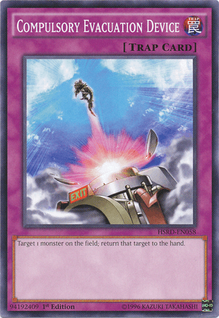 1st Edition, Common, High-Speed Riders, Normal Trap, Trap Compulsory Evacuation Device [HSRD-EN058] Common - Trading Card World