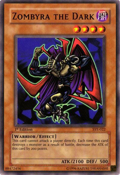 1st Edition, Common, Dark, Effect Monster, Starter Deck: Yugi Evolution, Unlimited, Warrior Zombyra the Dark [SYE-022] Common - Trading Card World