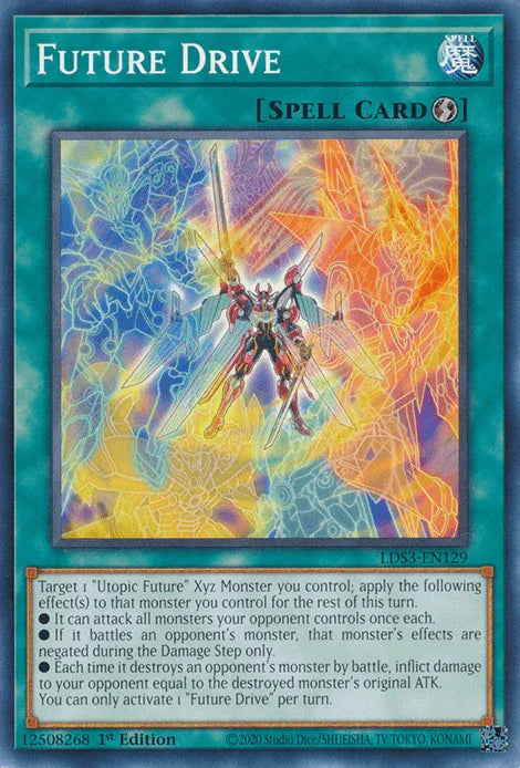 1st Edition, Common, Legendary Duelists: Season 3, Quick-Play Spell, Spell Future Drive [LDS3-EN129] Common - Trading Card World