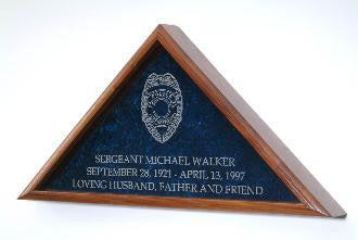 Border Patrol Flag Display Case - 3'x5'
