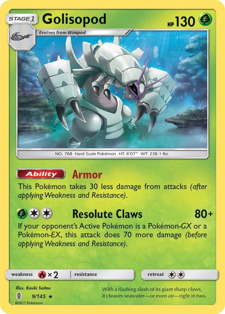 Sun & Moon: Guardians Rising Golisopod (9/145) [Sun & Moon: Guardians Rising] - Trading Card World