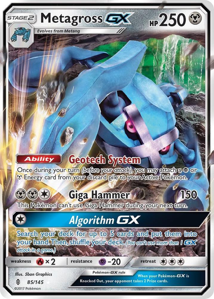 Sun & Moon: Guardians Rising Metagross GX (85/145) [Sun & Moon: Guardians Rising] - Trading Card World