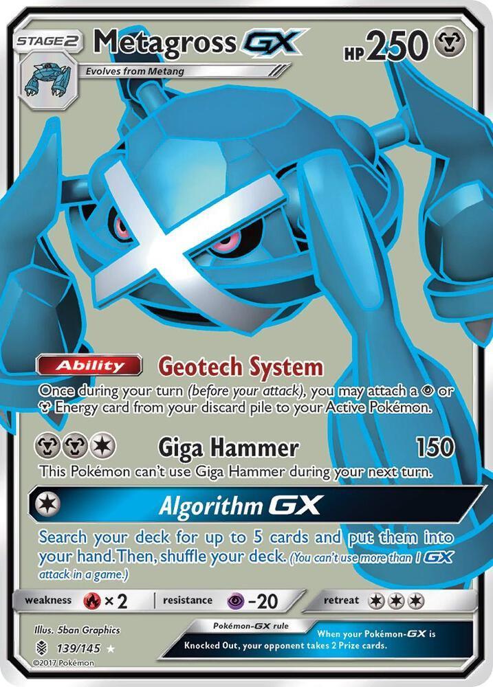 Sun & Moon: Guardians Rising Metagross GX (139/145) [Sun & Moon: Guardians Rising] - Trading Card World