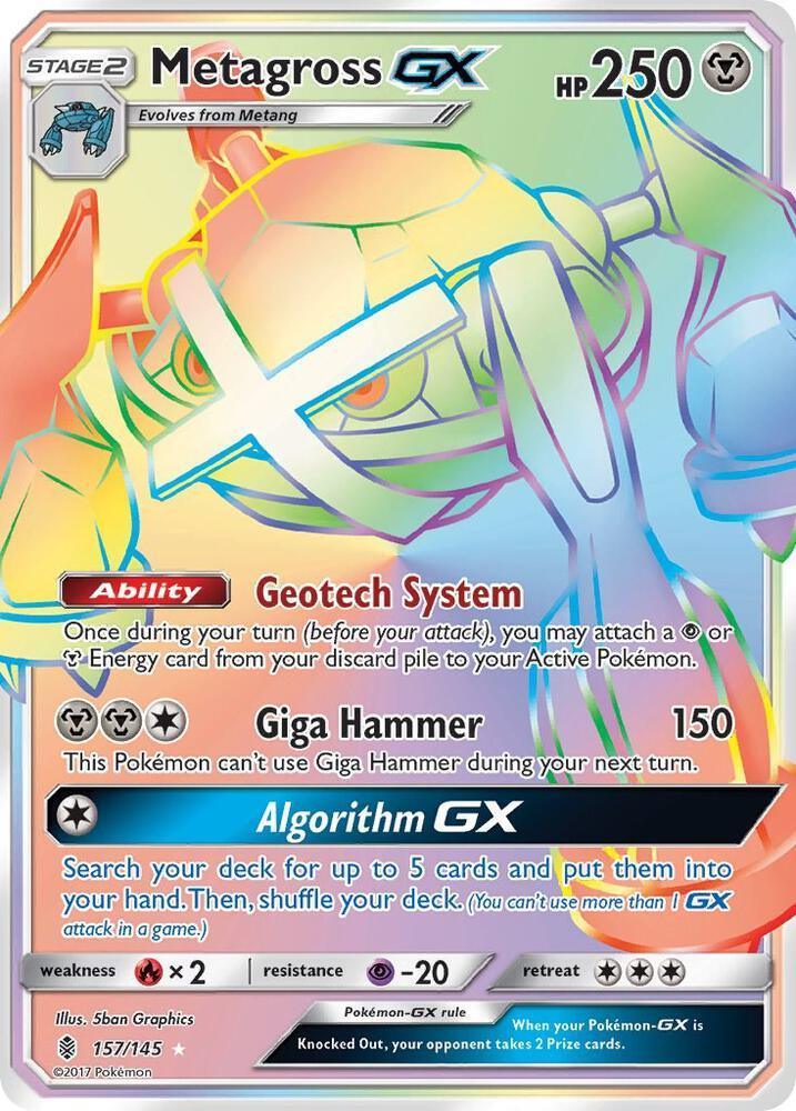 Sun & Moon: Guardians Rising Metagross GX (157/145) [Sun & Moon: Guardians Rising] - Trading Card World