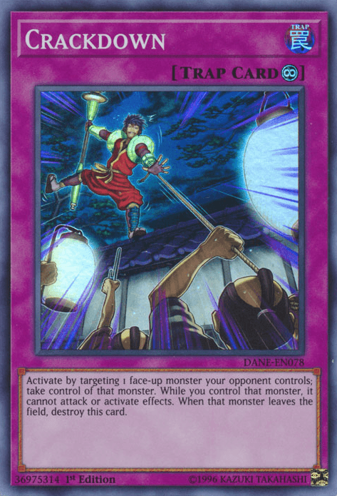 1st Edition, Continuous Trap, Dark Neostorm, Super Rare, Trap, Unlimited Crackdown [DANE-EN078] Super Rare - Trading Card World
