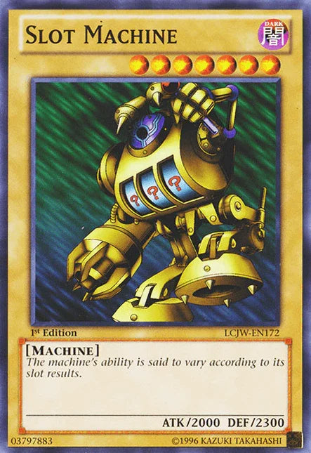 1st Edition, Common, Dark, Legendary Collection 4: Joey's World, Machine, Normal Monster Slot Machine [LCJW-EN172] Common - Trading Card World