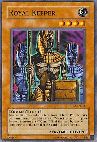 Common, Dark Beginning 2, Earth, Effect Monster, Unlimited, Zombie Royal Keeper [DB2-EN218] Common - Trading Card World