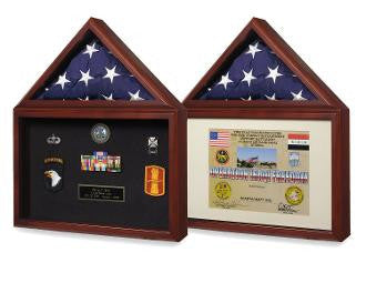 Air force Flag, medal display case, Flag Shadow Box