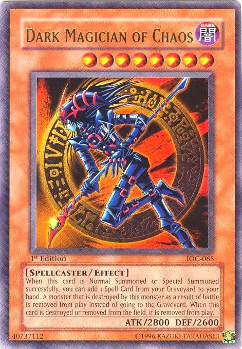 1st Edition, Dark, Effect Monster, Invasion of Chaos, Spellcaster, Ultra Rare, Unlimited Dark Magician of Chaos [IOC-065] Ultra Rare - Trading Card World