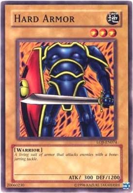 Common, Earth, Normal Monster, The Legend of Blue Eyes White Dragon, Unlimited, Warrior Hard Armor [LOB-EN074] Common - Trading Card World