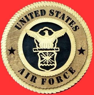 Air force Wall Tribute, Air force Wood Wall Tribute, USAF emblem