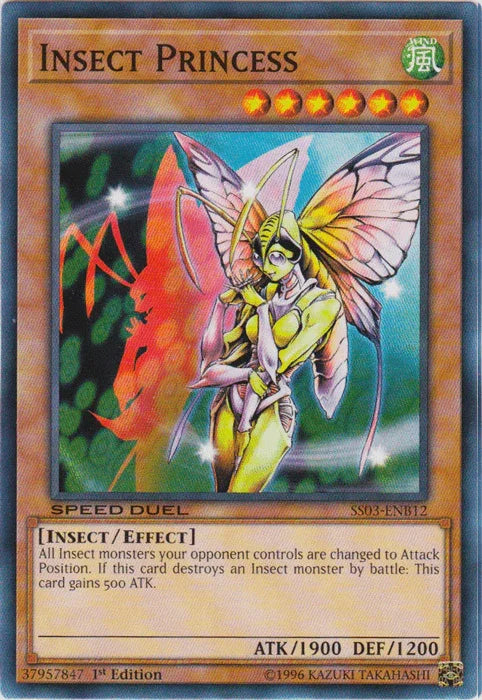 1st Edition, Common, Effect Monster, Insect, Speed Duel: Ultimate Predators, Wind Insect Princess [SS03-ENB12] Common - Trading Card World