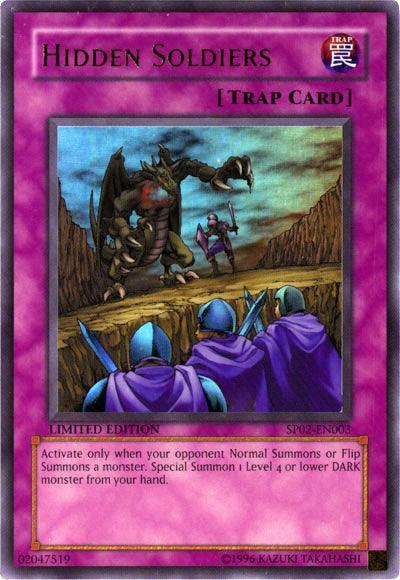 Limited, Normal Trap, Sneak Preview Series 2, Trap, Ultra Rare Hidden Soldiers [SP02-EN003] Ultra Rare - Trading Card World