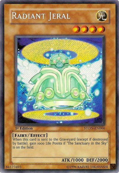 1st Edition, Effect Monster, Fairy, Light, Secret Rare, Strike of Neos, Unlimited Radiant Jeral [STON-EN066] Secret Rare - Trading Card World