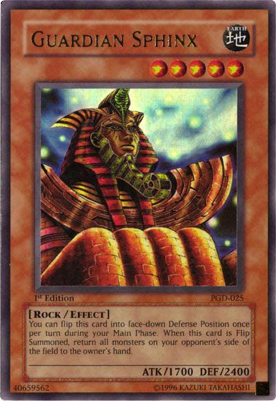 1st Edition, Earth, Effect Monster, Pharaonic Guardian, Rock, Ultra Rare, Unlimited Guardian Sphinx [PGD-025] Ultra Rare - Trading Card World