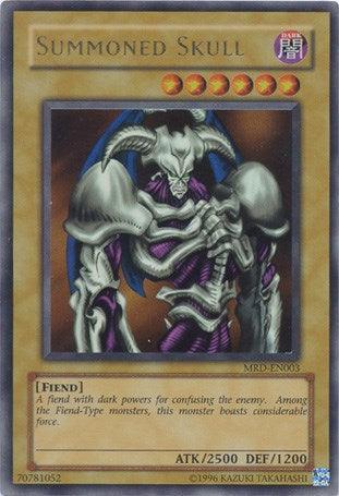 Dark, Fiend, Metal Raiders, Normal Monster, Ultra Rare, Unlimited Summoned Skull [MRD-EN003] Ultra Rare - Trading Card World