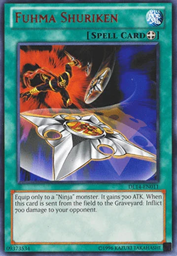 Duelist League Promo, Equip Spell, Rare, Spell, Unlimited Fuhma Shuriken (Red) [DL14-EN011] Rare - Trading Card World