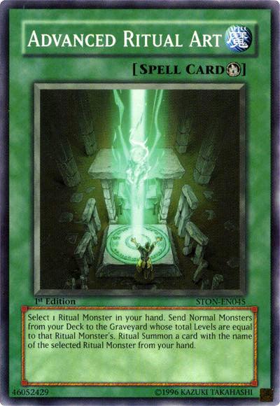 1st Edition, Common, Ritual Spell, Spell, Strike of Neos, Unlimited Advanced Ritual Art [STON-EN045] Common - Trading Card World