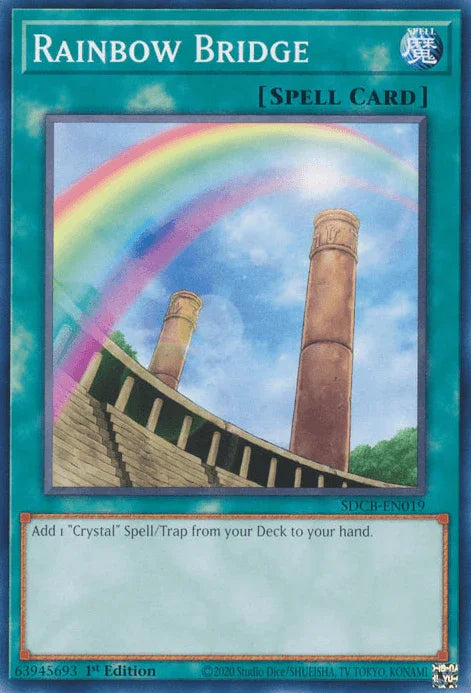 1st Edition, Common, Normal Spell, Spell, Structure Deck: Legend of the Crystal Beasts Rainbow Bridge [SDCB-EN019] Common - Trading Card World
