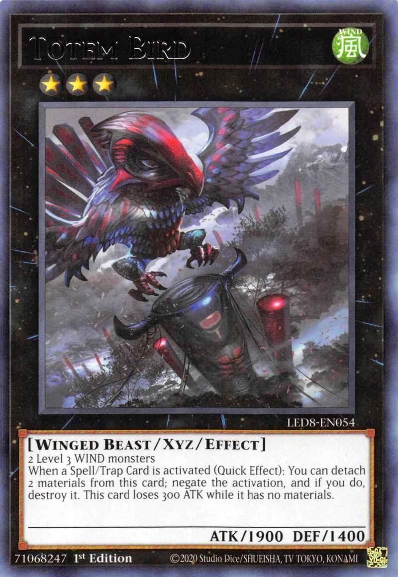 1st Edition, Legendary Duelists: Synchro Storm, Rare, Wind, Winged Beast, Xyz/Effect Monster Totem Bird [LED8-EN054] Rare - Trading Card World