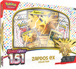 2023 Pokemon Scarlet and Violet 151 Zapdos EX Collection Box