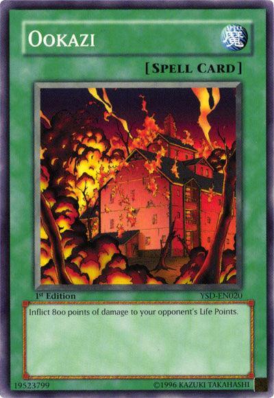 1st Edition, Common, Normal Spell, Spell, Starter Deck 2006, Unlimited Ookazi [YSD-EN020] Common - Trading Card World