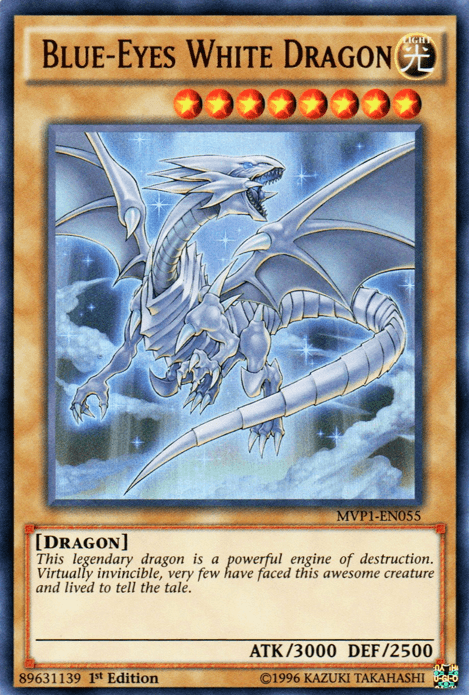 1st Edition, Dragon, Light, Normal Monster, The Dark Side of Dimensions Movie Pack, Ultra Rare, Unlimited Blue-Eyes White Dragon [MVP1-EN055] Ultra Rare - Trading Card World