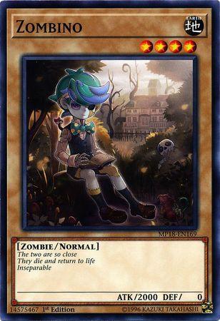1st Edition, 2018 Mega-Tins Mega Pack, Common, Earth, Normal Monster, Zombie Zombino [MP18-EN169] Common - Trading Card World