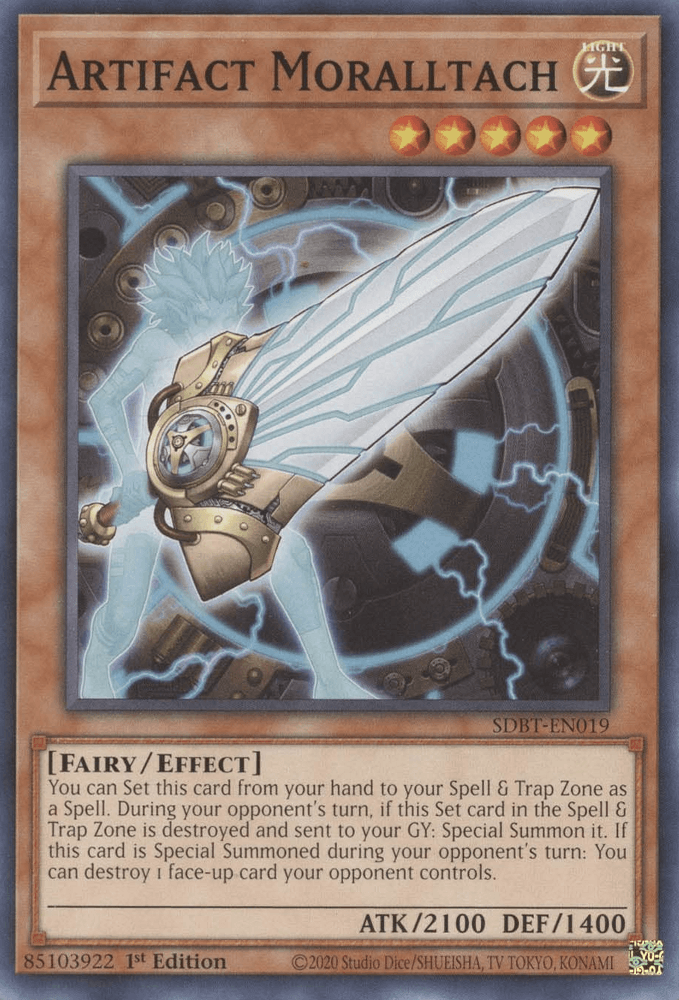 1st Edition, Common, Effect Monster, Fairy, Light, Structure Deck: Beware of Traptrix Artifact Moralltach [SDBT-EN019] Common - Trading Card World