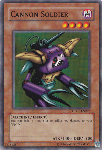 Common, Dark, Dark Legends, Effect Monster, Machine, Unlimited Cannon Soldier [DLG1-EN042] Common - Trading Card World