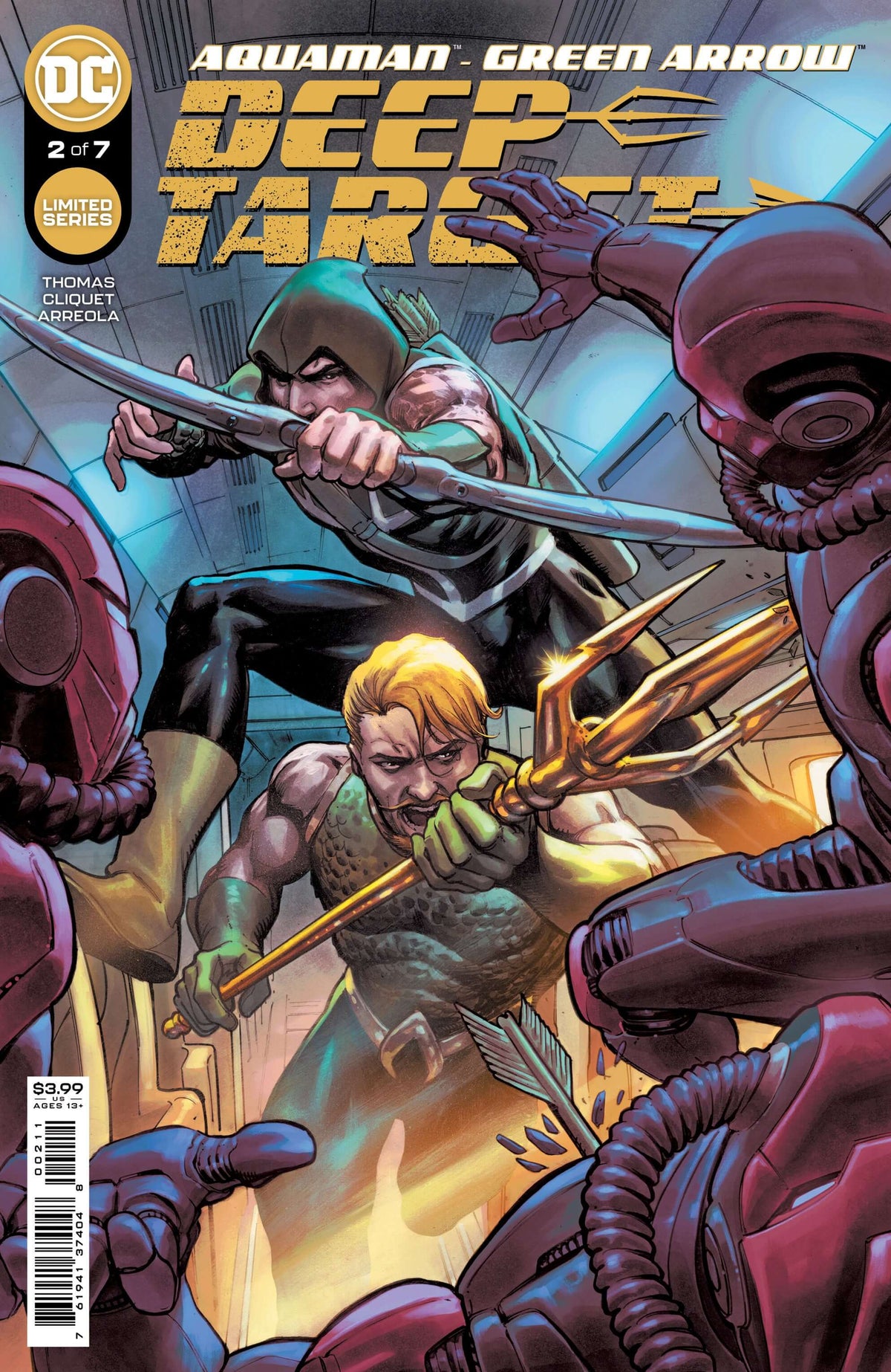 Aquaman Green Arrow Deep Target #2 (Of 7) A Marco Santucci Brandon Thomas (11/23/2021) Dc