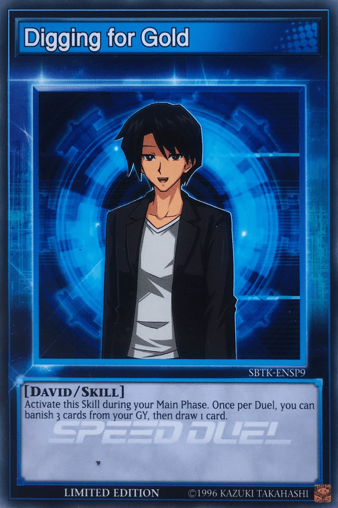 Common, David, Limited, Skill, Speed Duel: Trials of the Kingdom Digging for Gold [SBTK-ENSP9] Common - Trading Card World