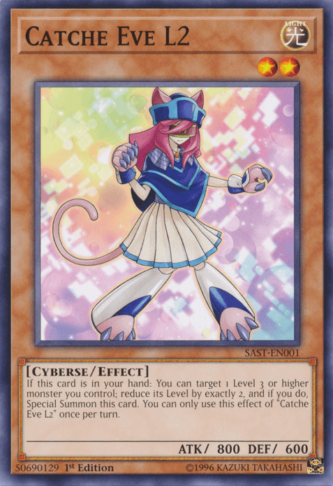 1st Edition, Common, Cyberse, Effect Monster, Light, Savage Strike, Unlimited Catche Eve L2 [SAST-EN001] Common - Trading Card World