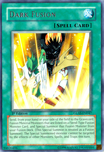 1st Edition, Gladiator's Assault, Normal Spell, Rare, Spell, Unlimited Dark Fusion [GLAS-EN047] Rare - Trading Card World