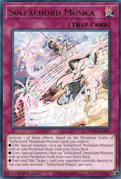 1st Edition, Ancient Guardians, Normal Trap, Rare, Trap Solfachord Musica (Rare) [ANGU-EN025] Rare - Trading Card World
