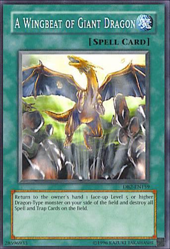Common, Dark Beginning 2, Normal Spell, Spell, Unlimited A Wingbeat of Giant Dragon [DB2-EN159] Common - Trading Card World