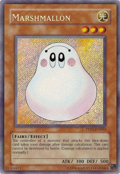 Effect Monster, Fairy, Light, Premium Pack 1, Secret Rare, Unlimited Marshmallon [PP01-EN003] Secret Rare - Trading Card World