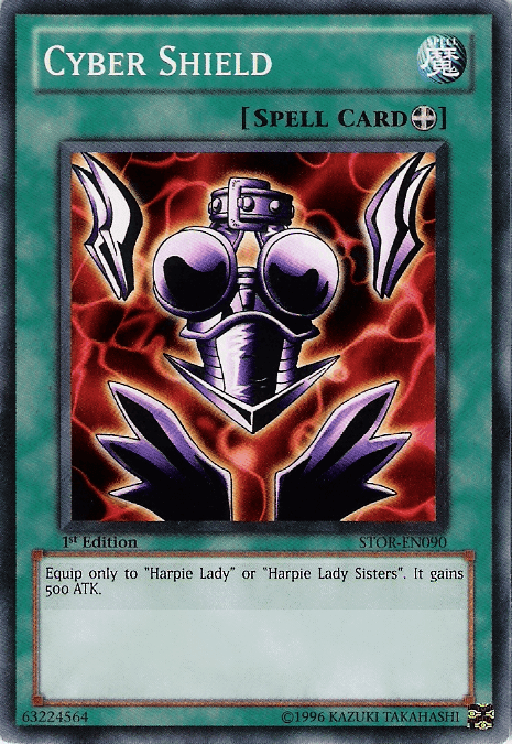 1st Edition, Common, Equip Spell, Spell, Storm of Ragnarok, Unlimited Cyber Shield [STOR-EN090] Common - Trading Card World