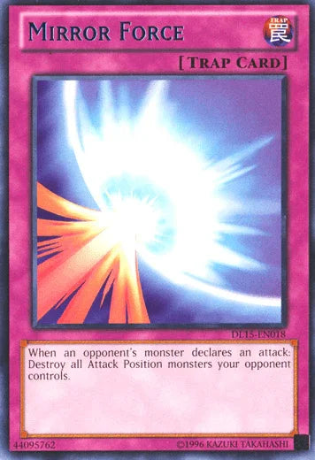 Duelist League Promo, Normal Trap, Rare, Trap, Unlimited Mirror Force (Blue) [DL15-EN018] Rare - Trading Card World