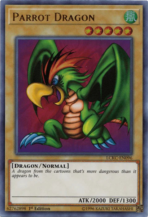 1st Edition, Dragon, Legendary Collection Kaiba, Normal Monster, Ultra Rare, Unlimited, Wind Parrot Dragon [LCKC-EN096] Ultra Rare - Trading Card World