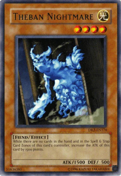 Dark Revelation Volume 2, Effect Monster, Fiend, Light, Rare, Unlimited Theban Nightmare [DR2-EN176] Rare - Trading Card World