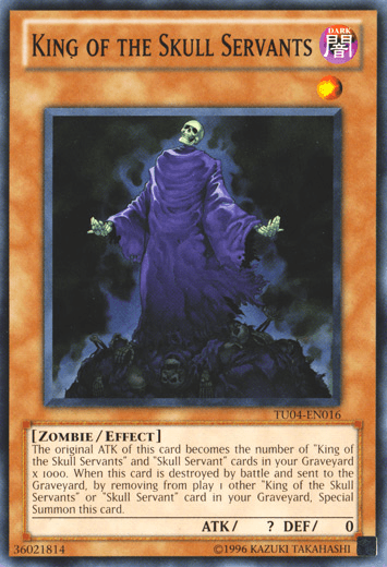 Common, Dark, Effect Monster, Turbo Pack: Booster Four, Unlimited, Zombie King of the Skull Servants [TU04-EN016] Common - Trading Card World