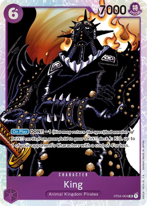 Animal Kingdom Pirates, Character, Starter Deck: Animal Kingdom Pirates, Starter Decks, Super Rare King [Starter Deck: Animal Kingdom Pirates] - Trading Card World