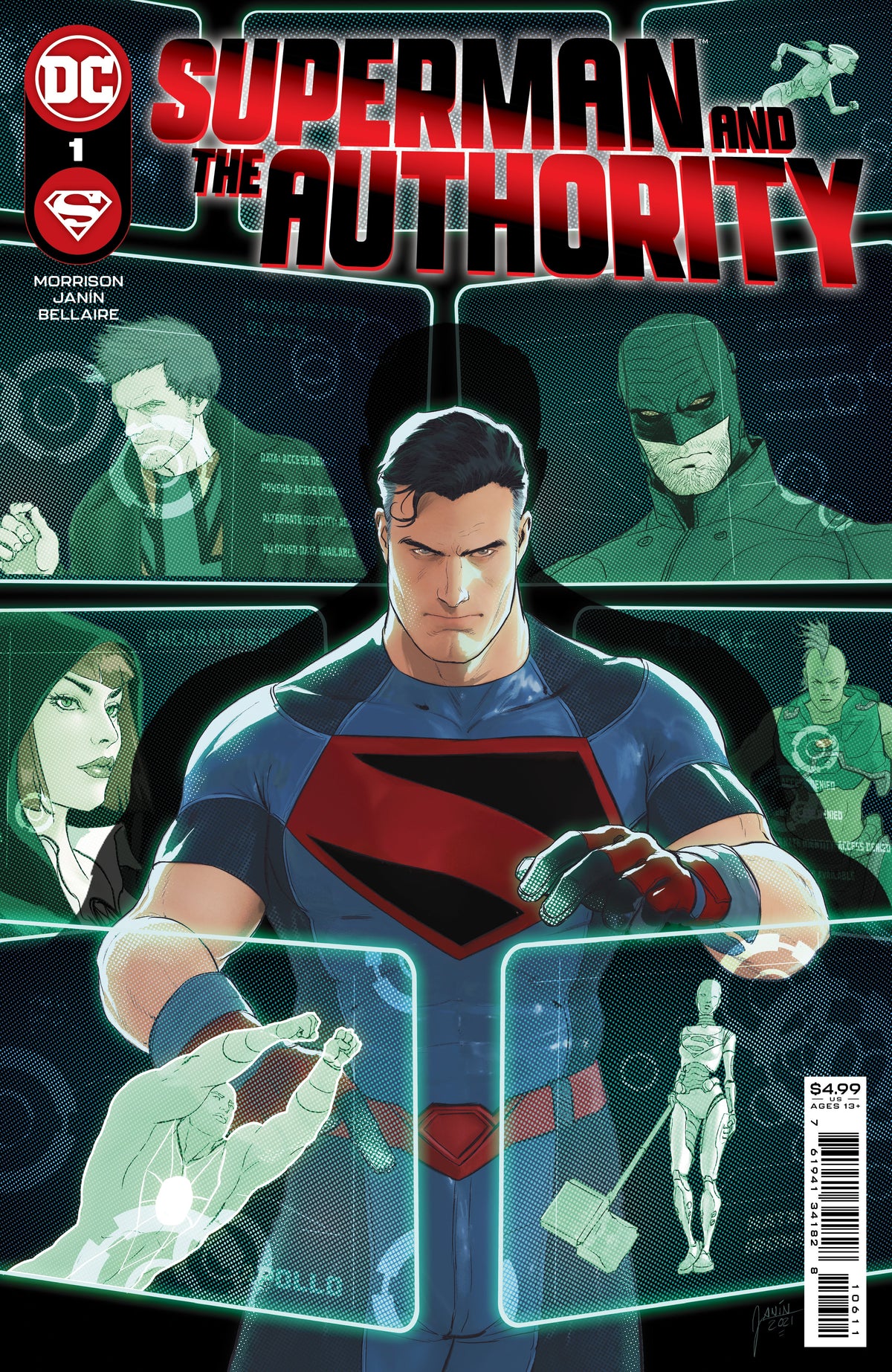 Superman And The Authority #1 (Of 4) A Mikel Janin Grant Morrison (07/20/2021) Dc