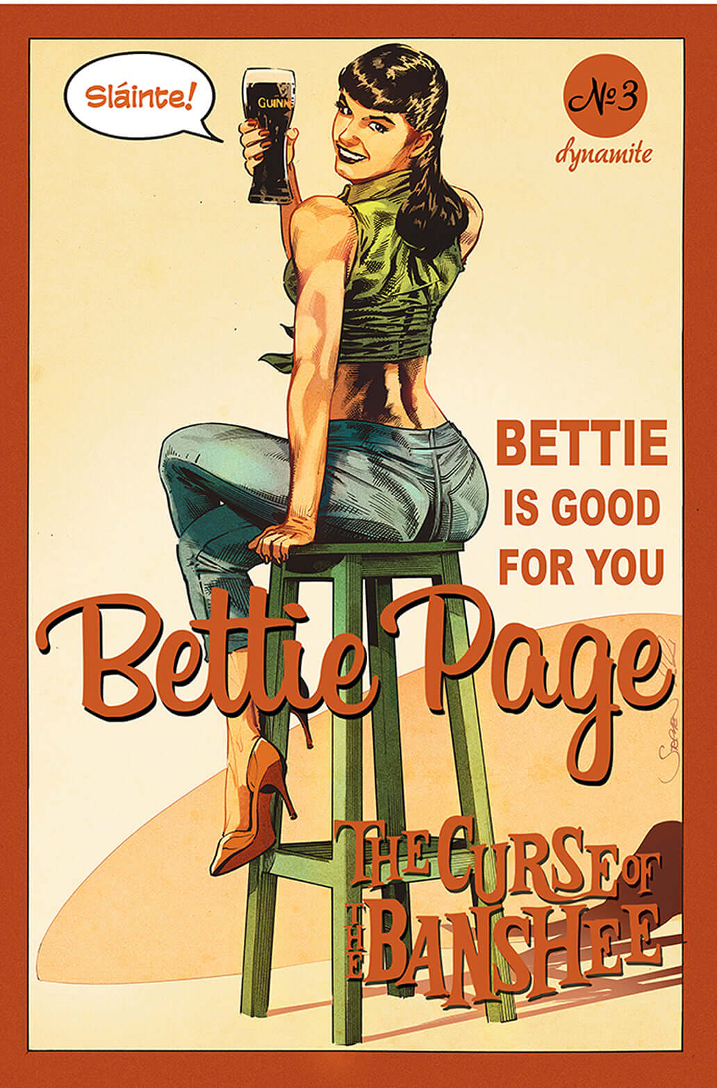 Bettie Page & Curse Of The Banshee #3 C Stephen Mooney (08/11/2021) Dynamite