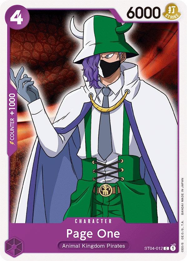 Animal Kingdom Pirates, Character, Common, Starter Deck: Animal Kingdom Pirates, Starter Decks Page One [Starter Deck: Animal Kingdom Pirates] - Trading Card World