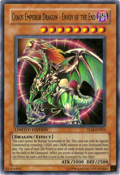 Dark, Dragon, Effect Monster, Limited, The Lost Millennium, Ultra Rare Chaos Emperor Dragon - Envoy of the End [TLM-ENSE2] Ultra Rare - Trading Card World
