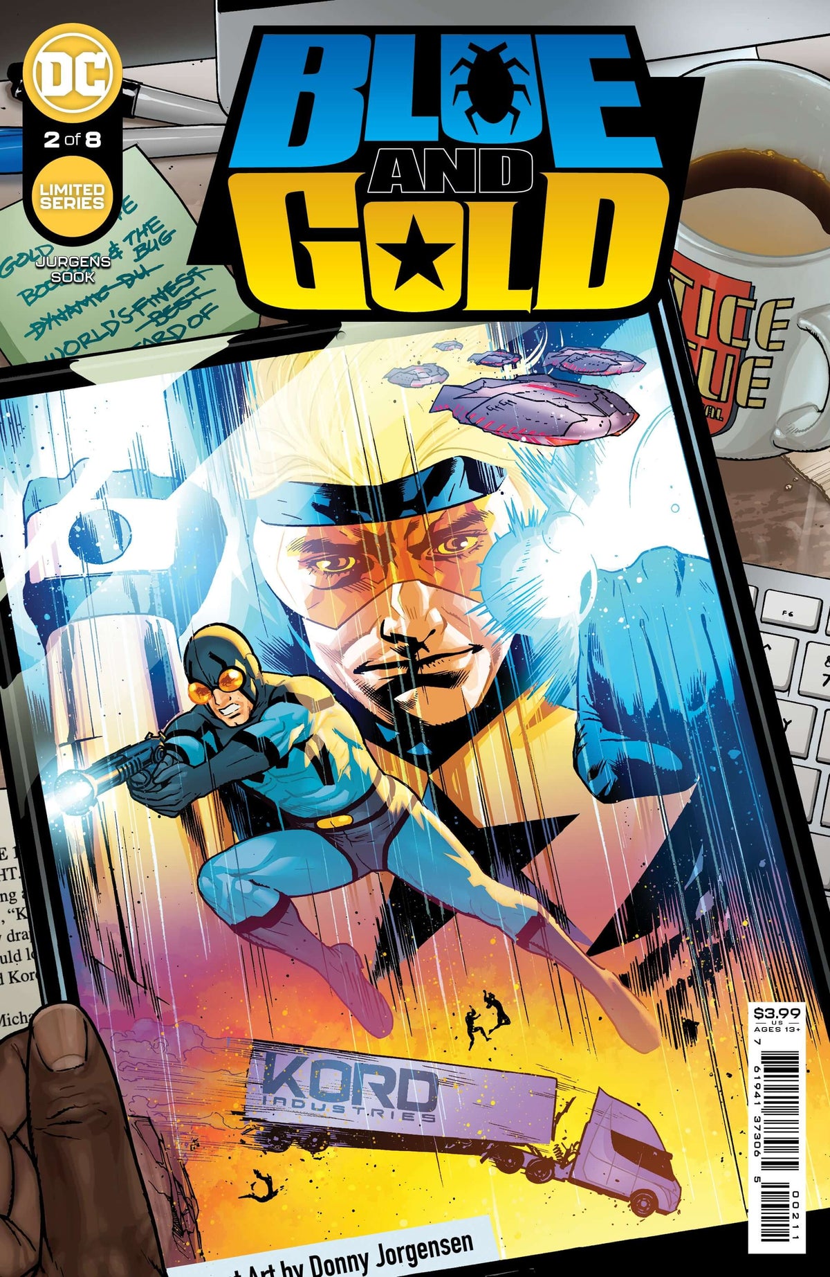 Blue & Gold #2 (Of 8) A Ryan Sook Dan Jurgens Booster Gold Blue Beetle (08/17/2021) Dc