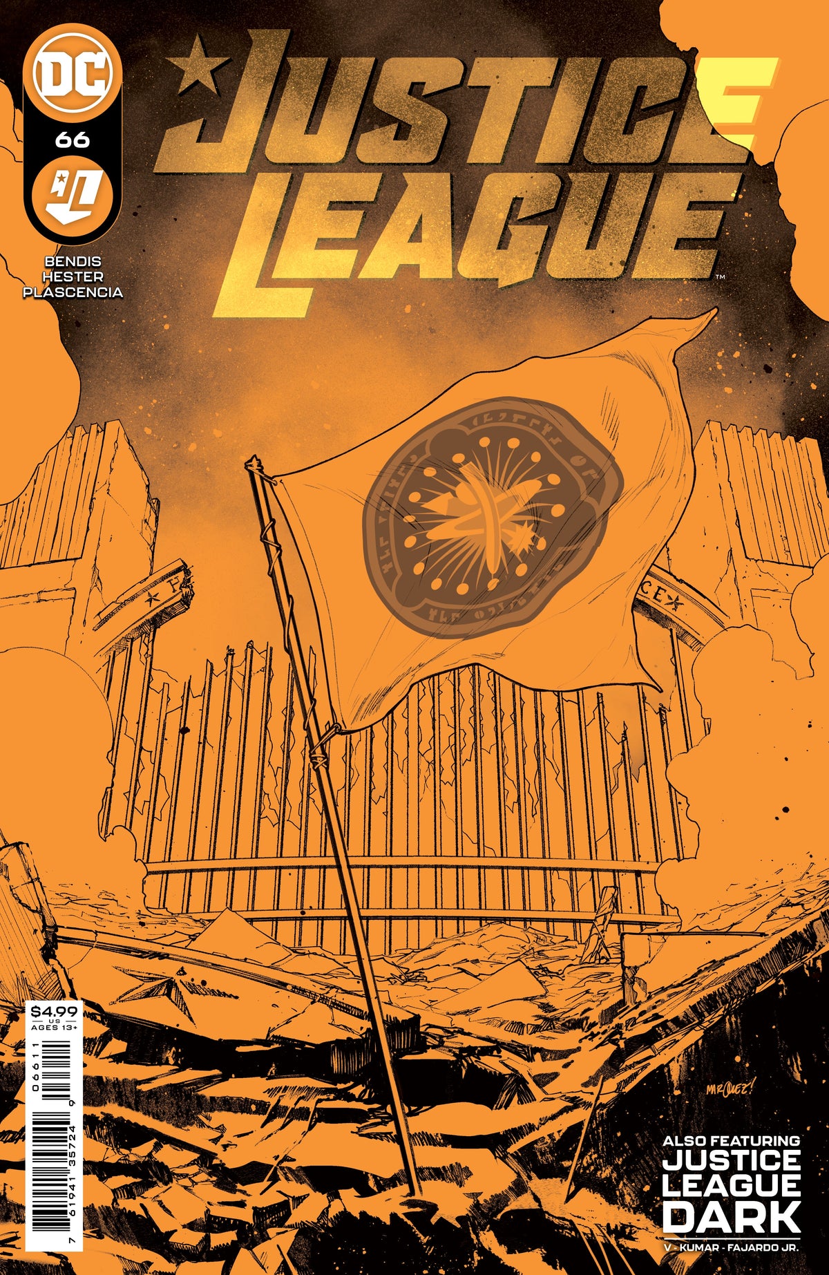 Justice League #66 A David Marquez Brian Michael Bendis (08/03/2021) Dc